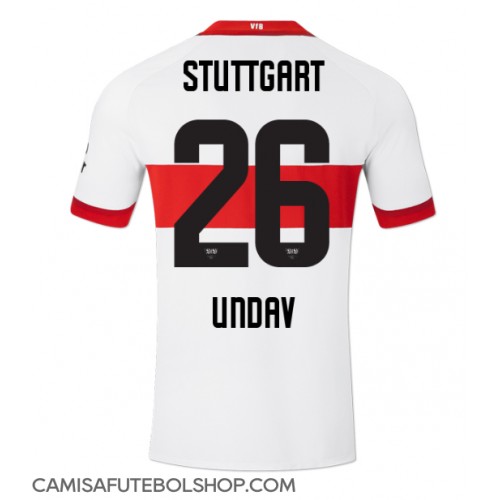 Camisa de time de futebol Stuttgart Deniz Undav #26 Replicas 1º Equipamento 2024-25 Manga Curta